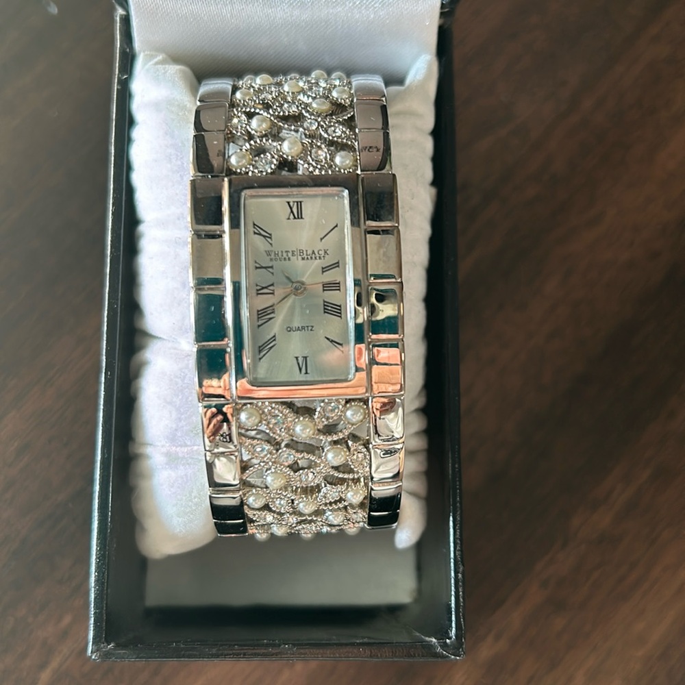 White House Black Market cuff watch